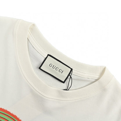 T-shirt Gucci multicolore à logo G entrelacé