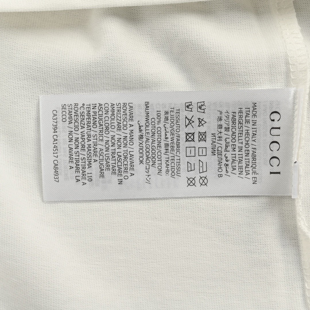 T-shirt Gucci multicolore à logo G entrelacé