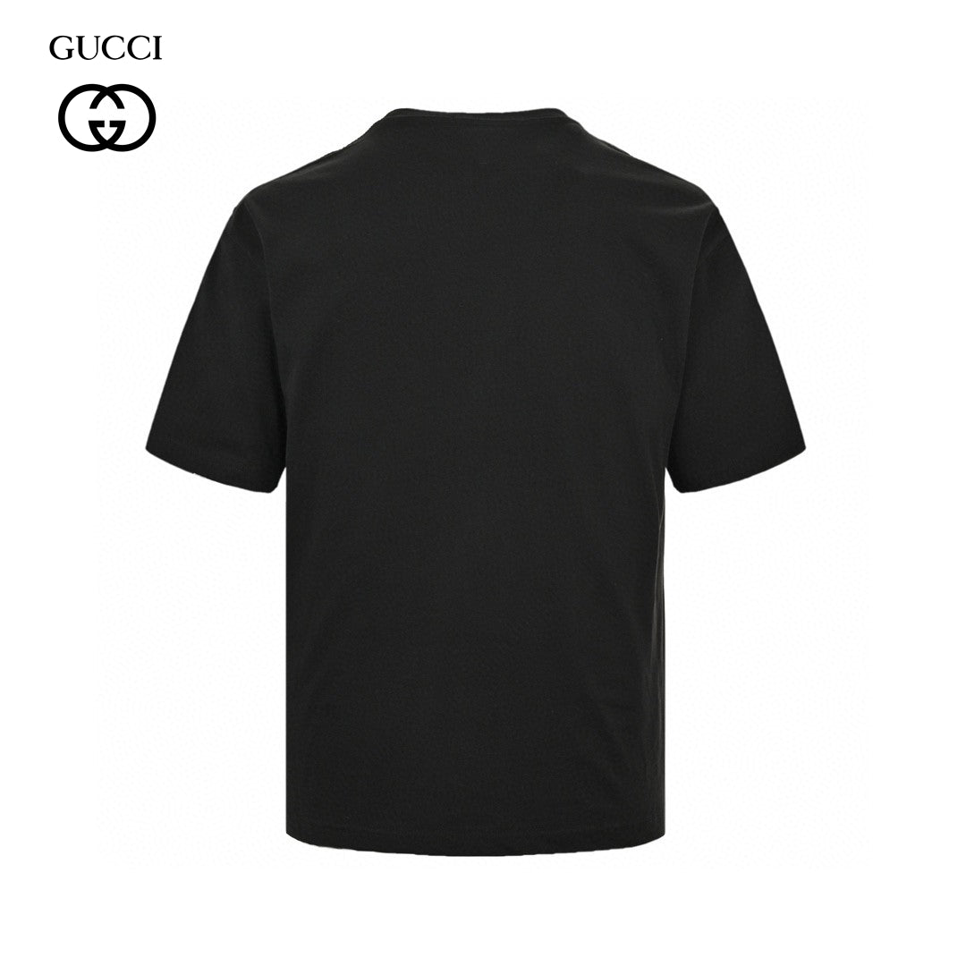 T-shirt noir Gucci à motif œil mystique