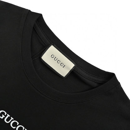 T-shirt noir Gucci à motif œil mystique