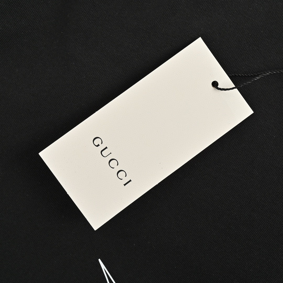 T-shirt noir Gucci à motif œil mystique