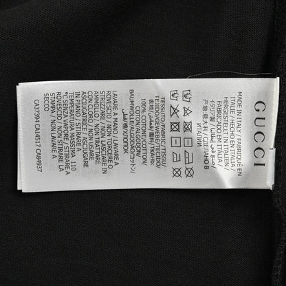 T-shirt noir Gucci à motif œil mystique