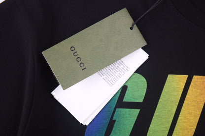 T-shirt Gucci Rainbow Lightning (noir)