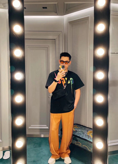 T-shirt Gucci Rainbow Lightning (noir)