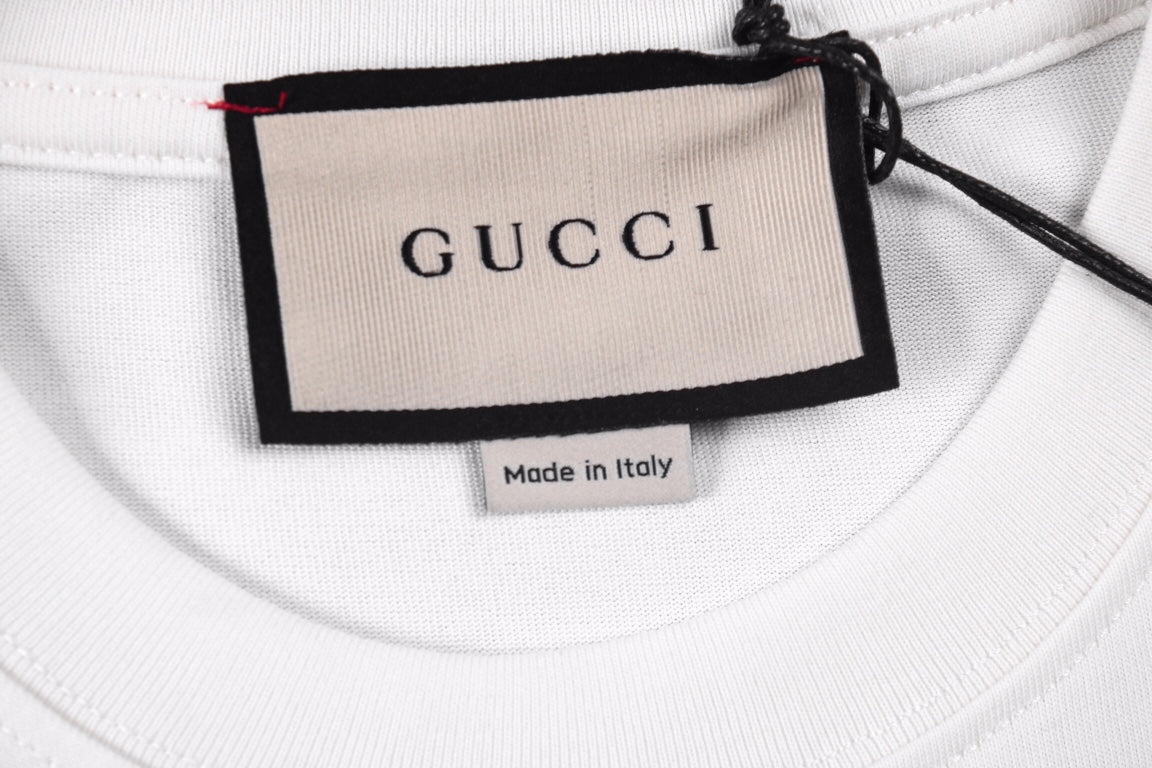 T-shirt Gucci Rainbow Lightning (blanc)