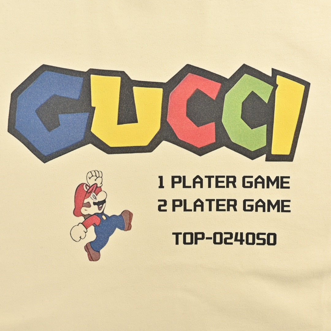 T-shirt Gucci Retro Game (Crème)