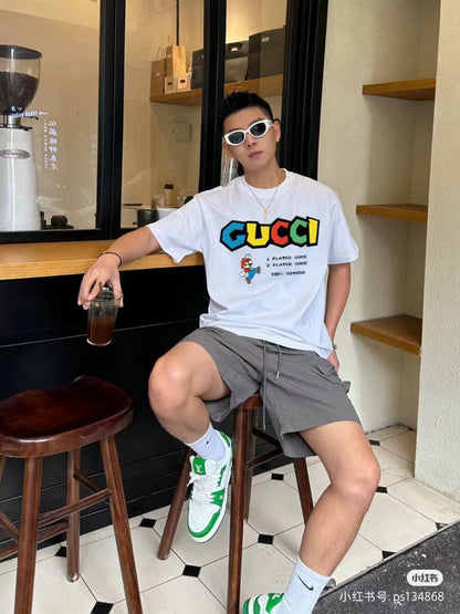 T-shirt Gucci Retro Game (Crème)