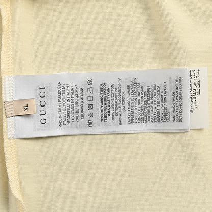 T-shirt Gucci à logo fraise (beige)