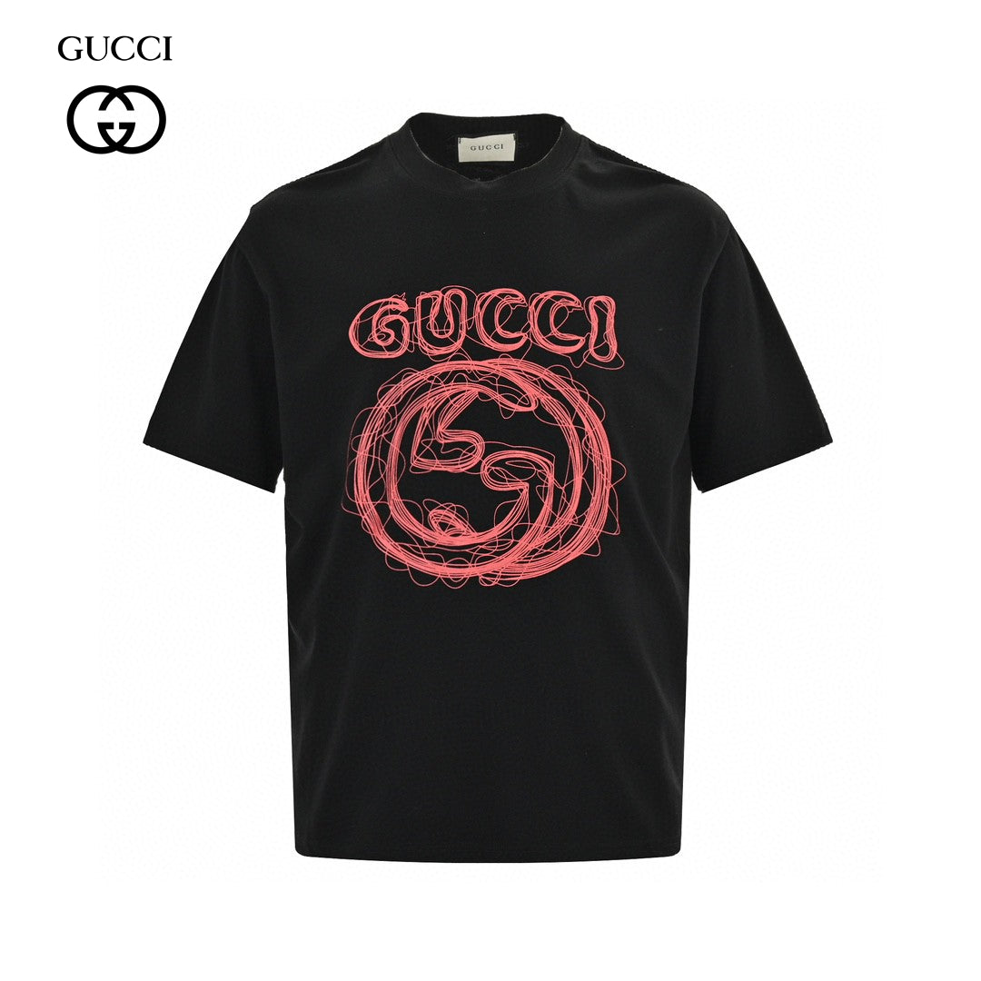 T-shirt Gucci - Logo griffonné