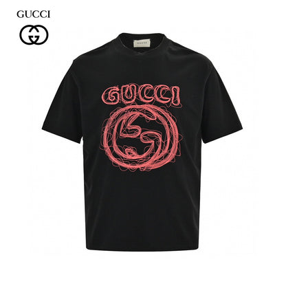 T-shirt Gucci - Logo griffonné