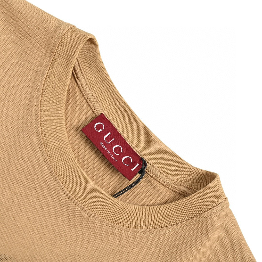 T-shirt Gucci beige avec logo Firenze 1921