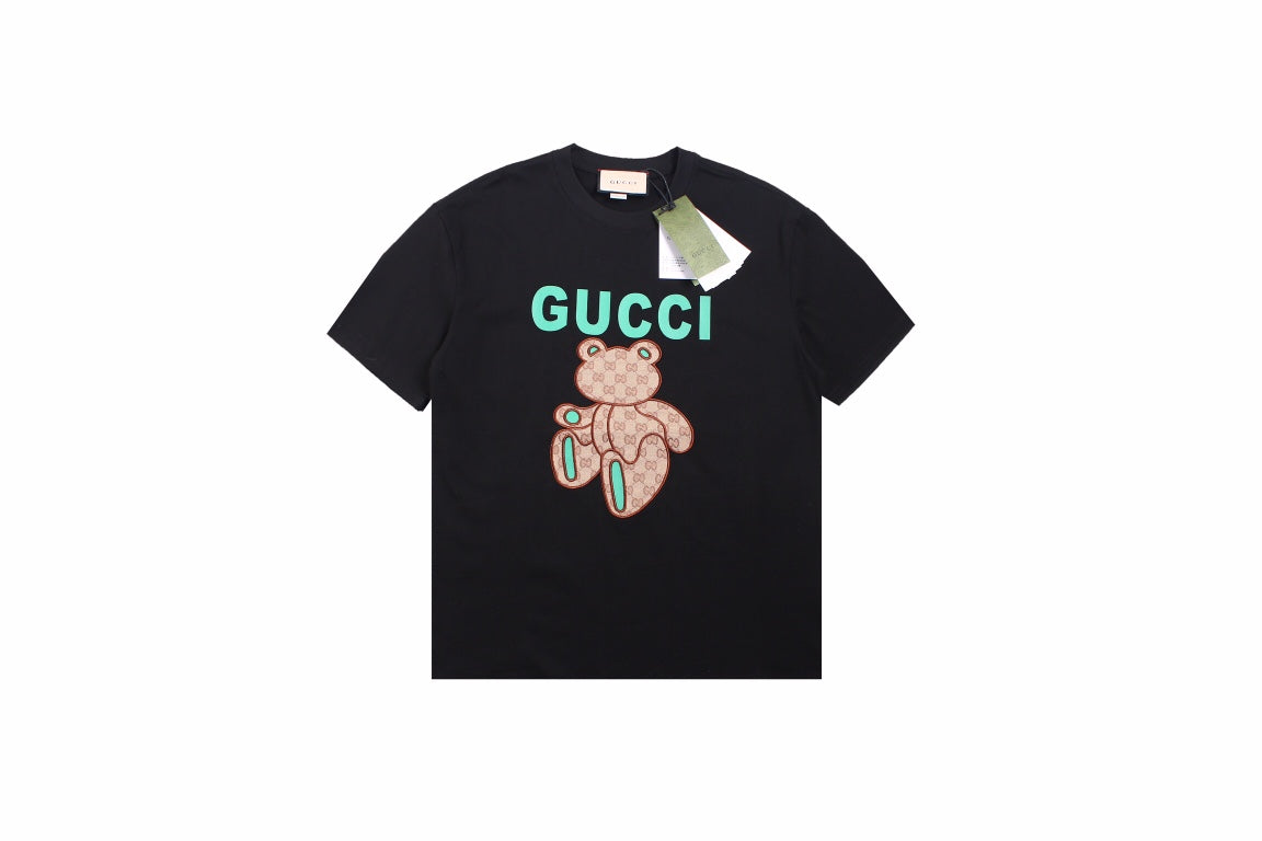 T-shirt Gucci imprimé ours en peluche - Noir