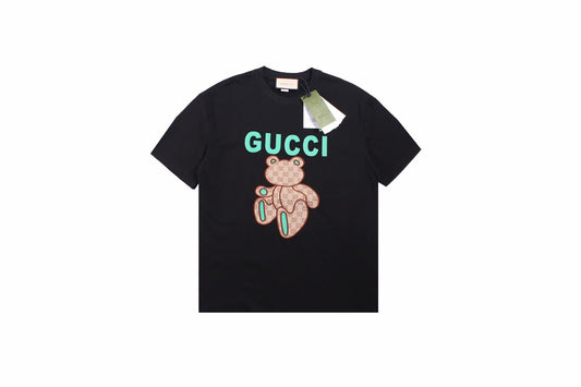 T-shirt Gucci imprimé ours en peluche - Noir