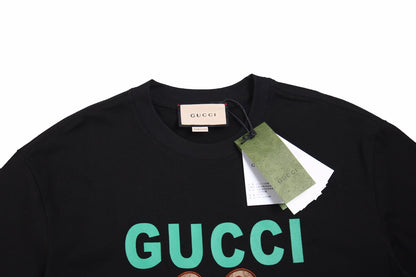 T-shirt Gucci imprimé ours en peluche - Noir