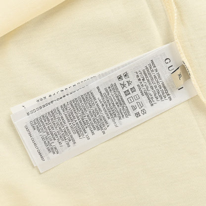 T-shirt beige Gucci à logo triangulaire