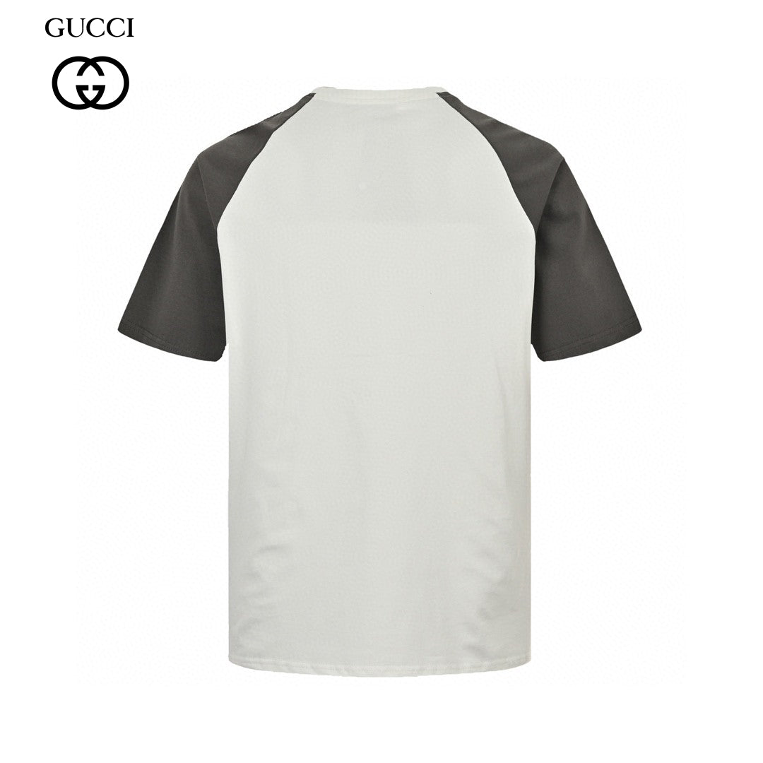 T-shirt bicolore Gucci avec logo GG