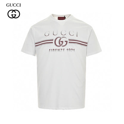 T-shirt blanc Gucci avec logo Firenze 1921