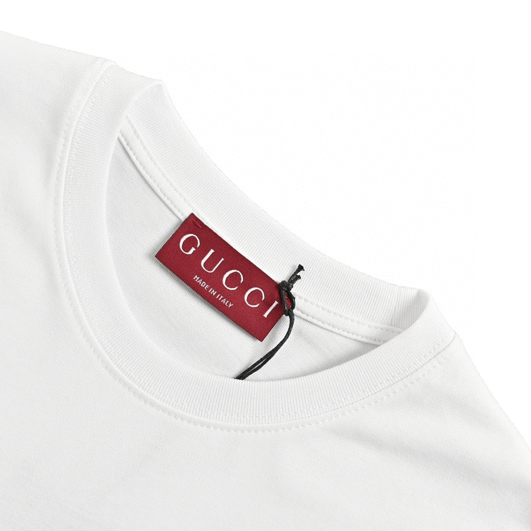 T-shirt blanc Gucci avec logo Firenze 1921