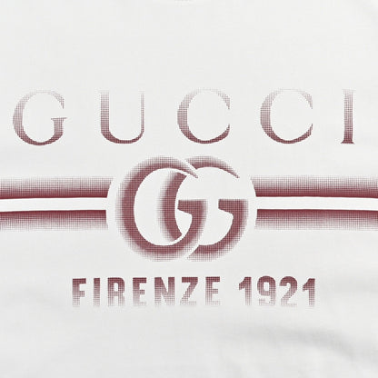 T-shirt blanc Gucci avec logo Firenze 1921