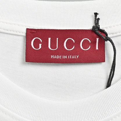 T-shirt blanc Gucci avec logo Firenze 1921