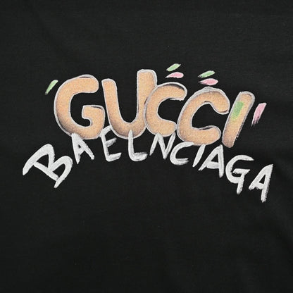 T-shirt Gucci x Balenciaga (Noir)
