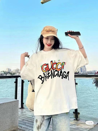 T-shirt Gucci x Balenciaga (blanc)