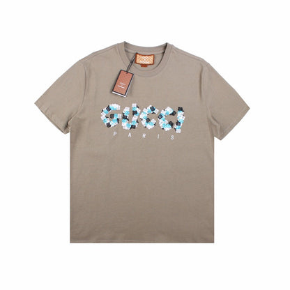 T-shirt kaki GUCCI x BALENCIAGA à logo floral