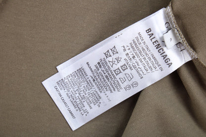 T-shirt kaki GUCCI x BALENCIAGA à logo floral