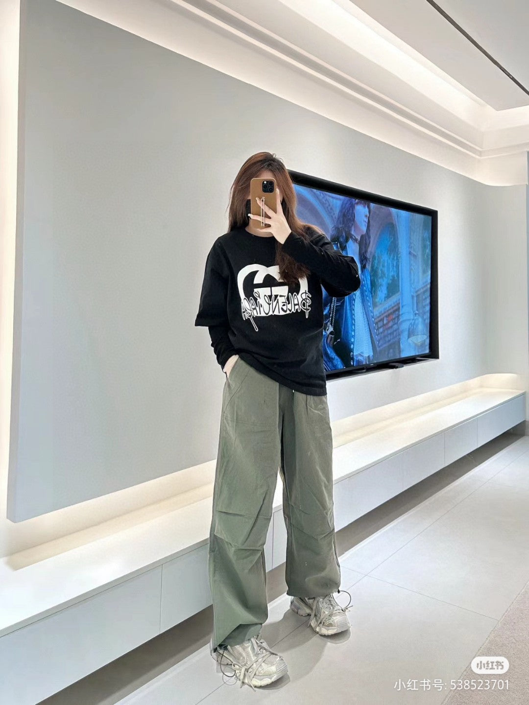 T-shirt Gucci x Balenciaga Hacker Project (Noir)