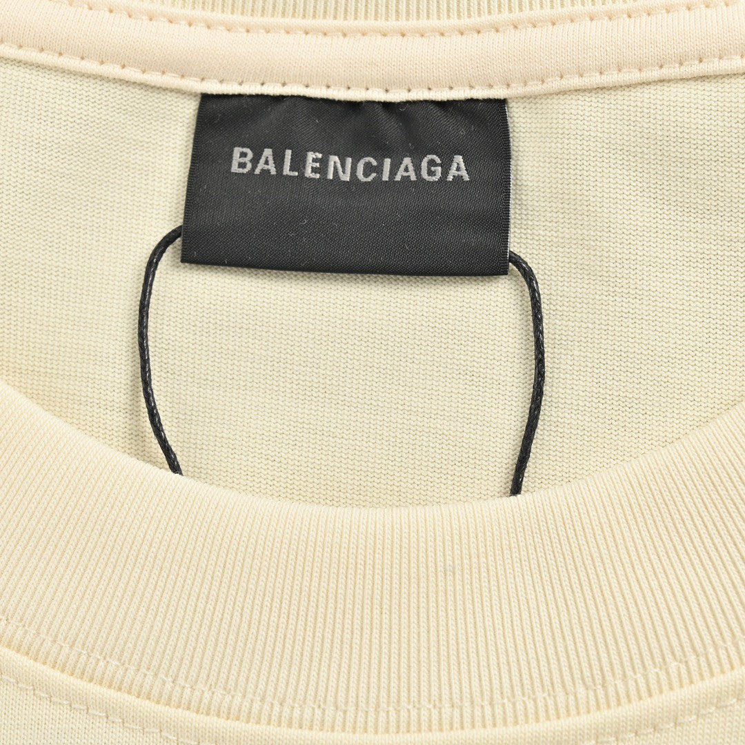 T-shirt Gucci x Balenciaga Hacker Project (Crème)