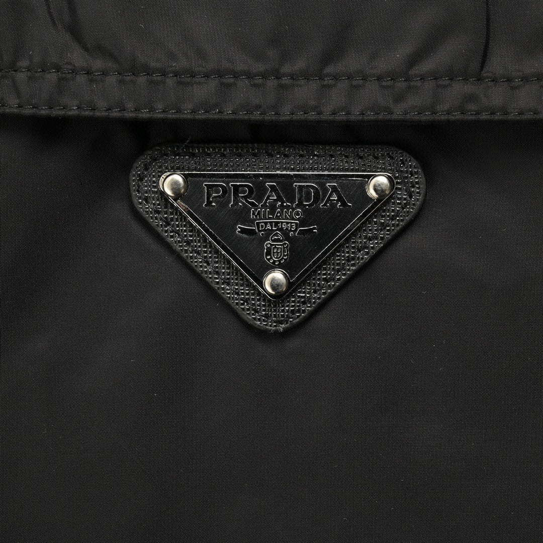 Veste Prada noire à manches courtes