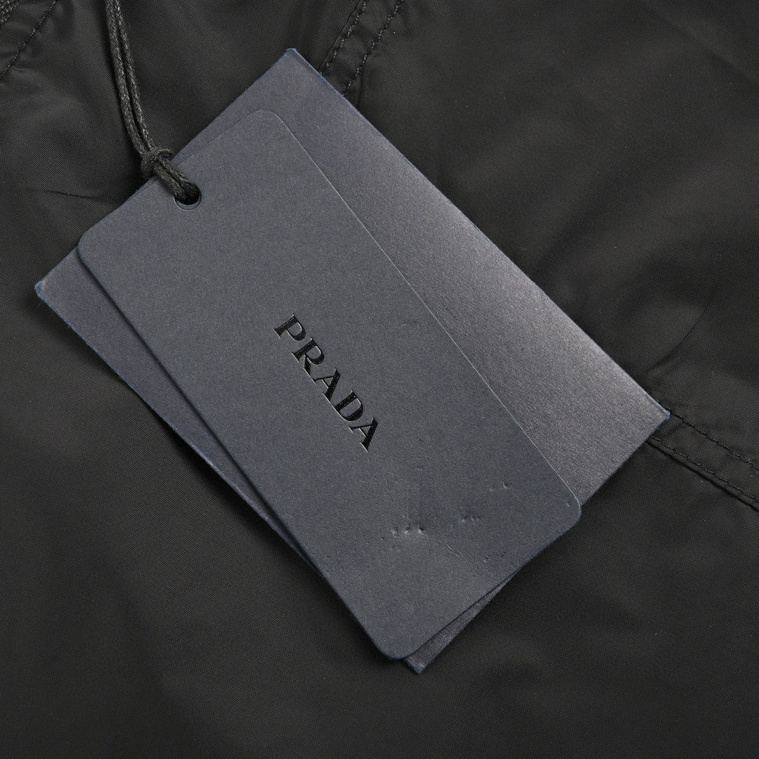 Veste Prada noire à manches courtes