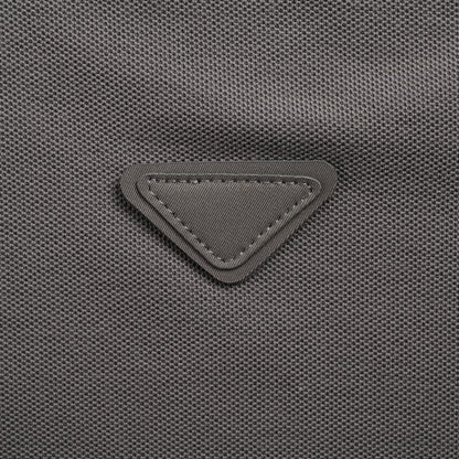 Polo gris classique Prada