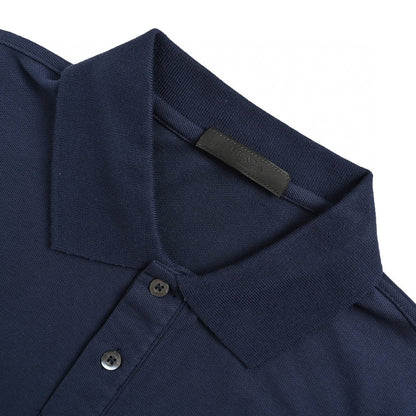 Polo classique Prada bleu marine