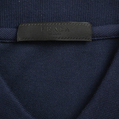 Polo classique Prada bleu marine