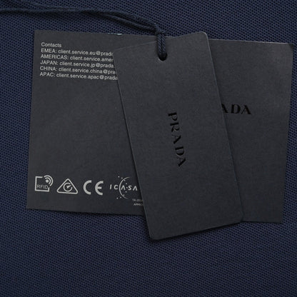 Polo classique Prada bleu marine