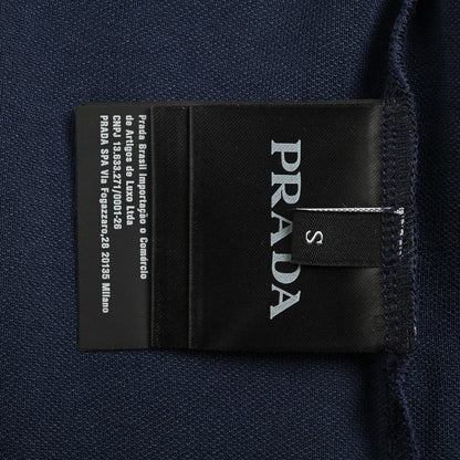 Polo classique Prada bleu marine