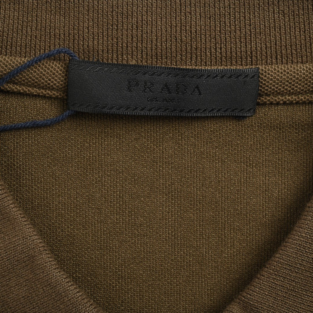 Polo Prada classique vert olive