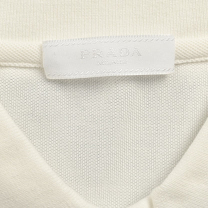 Polo blanc classique Prada