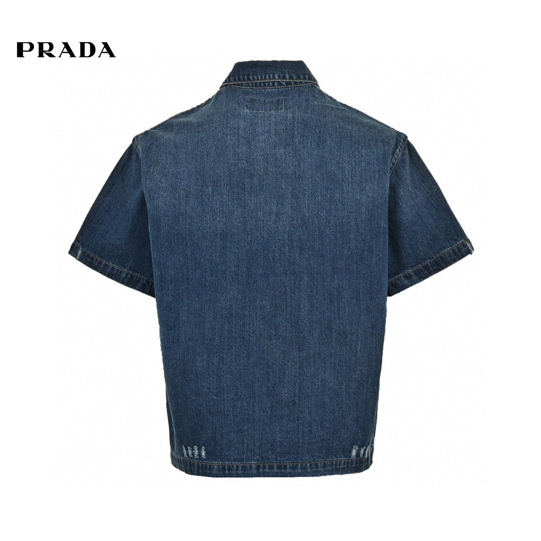 Chemise en jean Prada