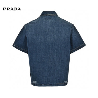 Chemise en jean Prada