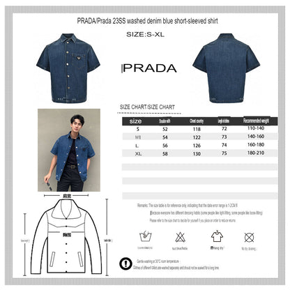 Chemise en jean Prada