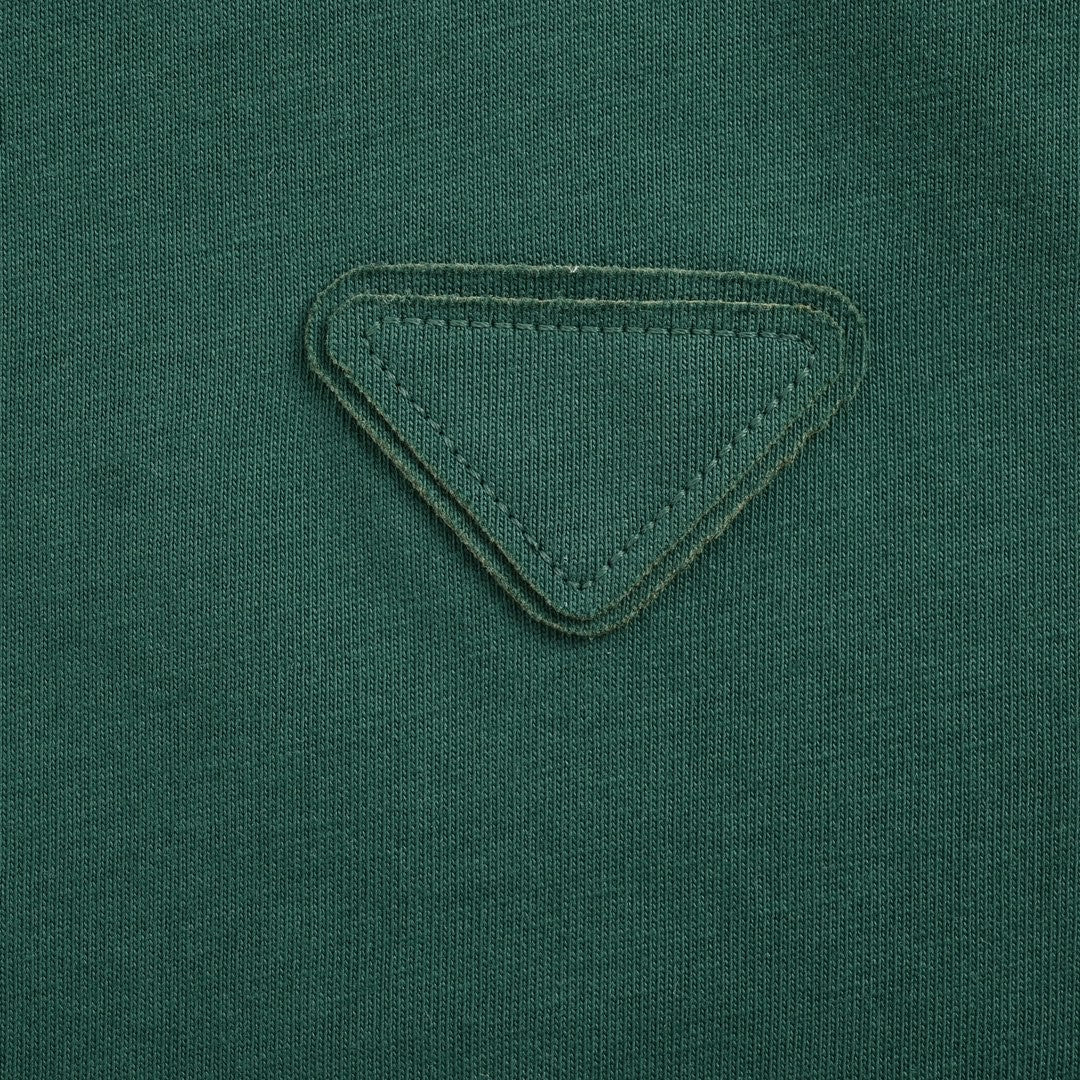 T-shirt Prada vert double couche