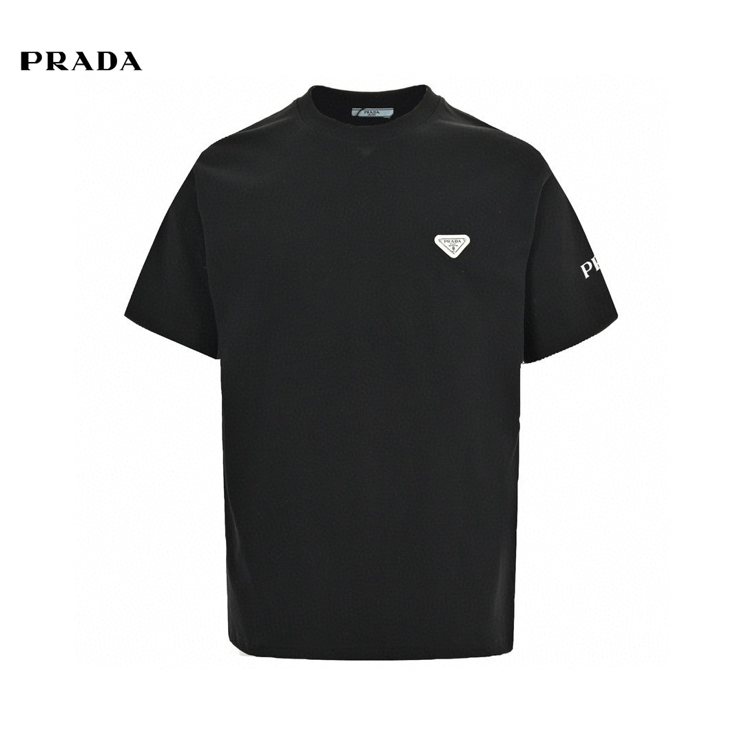 T-shirt à logo Prada (noir)