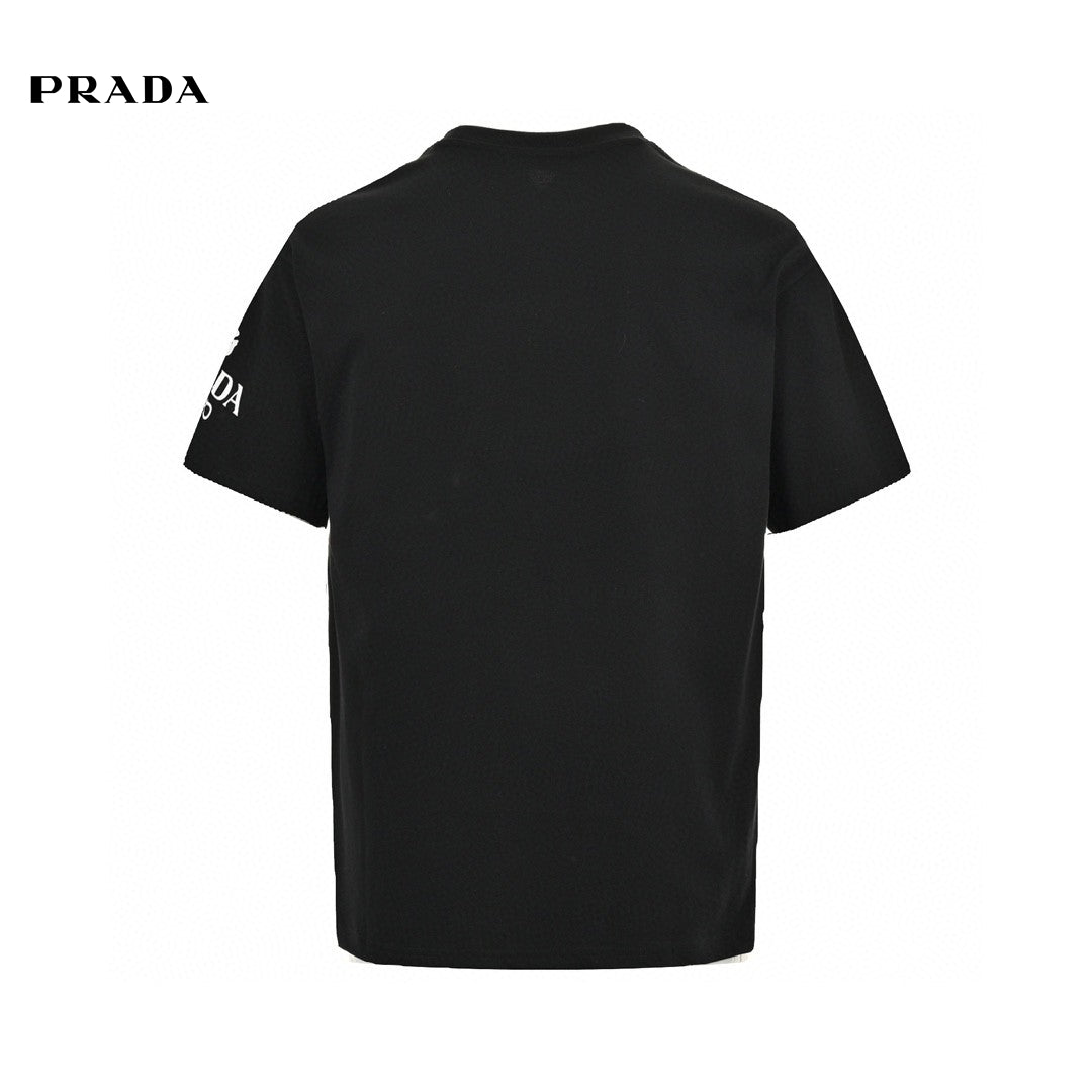 T-shirt à logo Prada (noir)