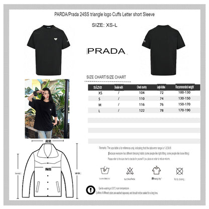 T-shirt à logo Prada (noir)
