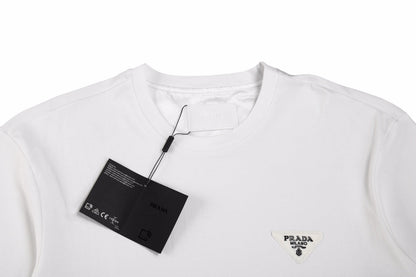 T-shirt à logo Prada (blanc)