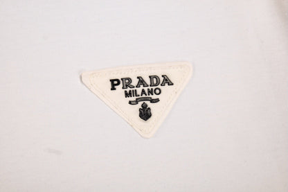 T-shirt à logo Prada (blanc)