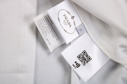 T-shirt à logo Prada (blanc)