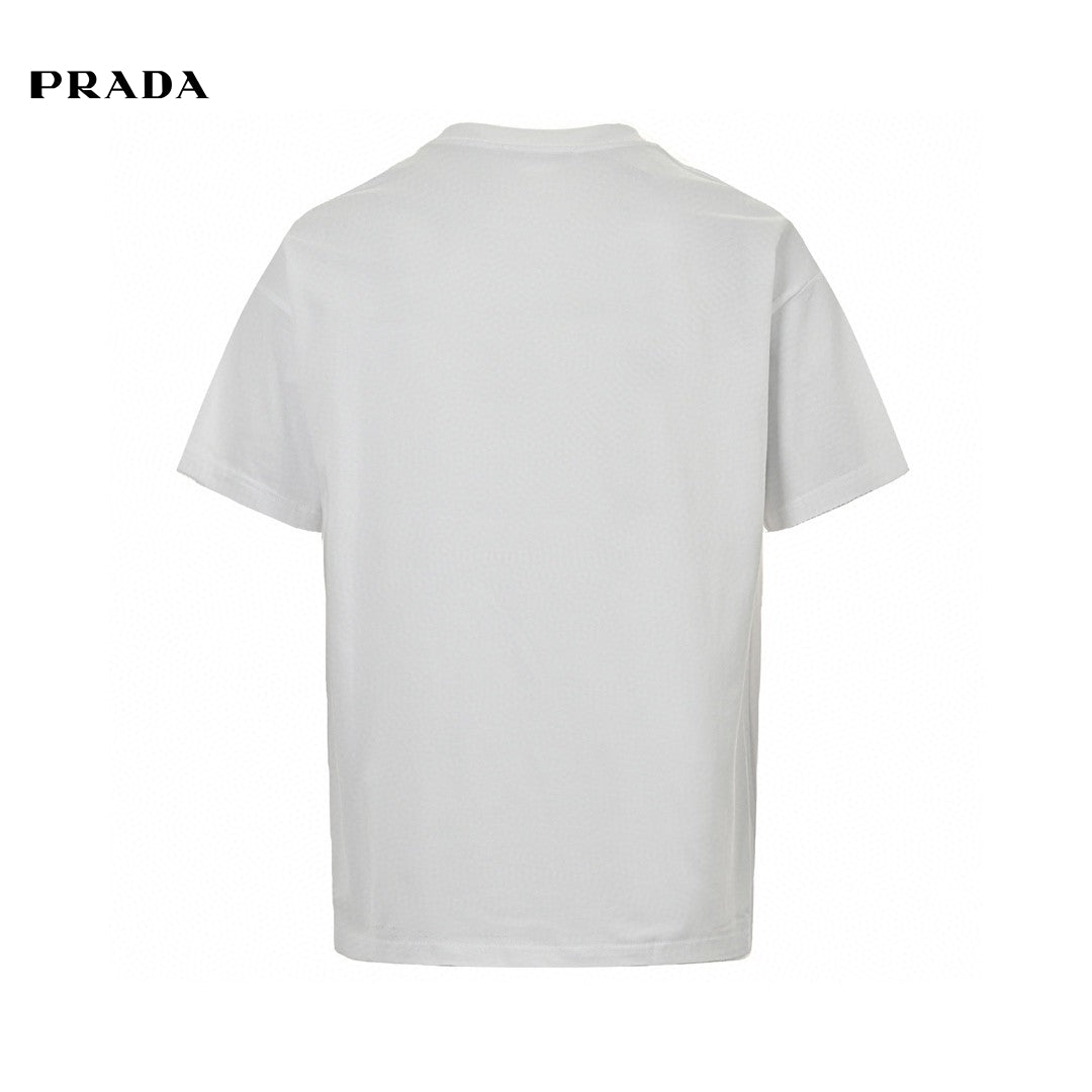 T-shirt à logo Prada Milano